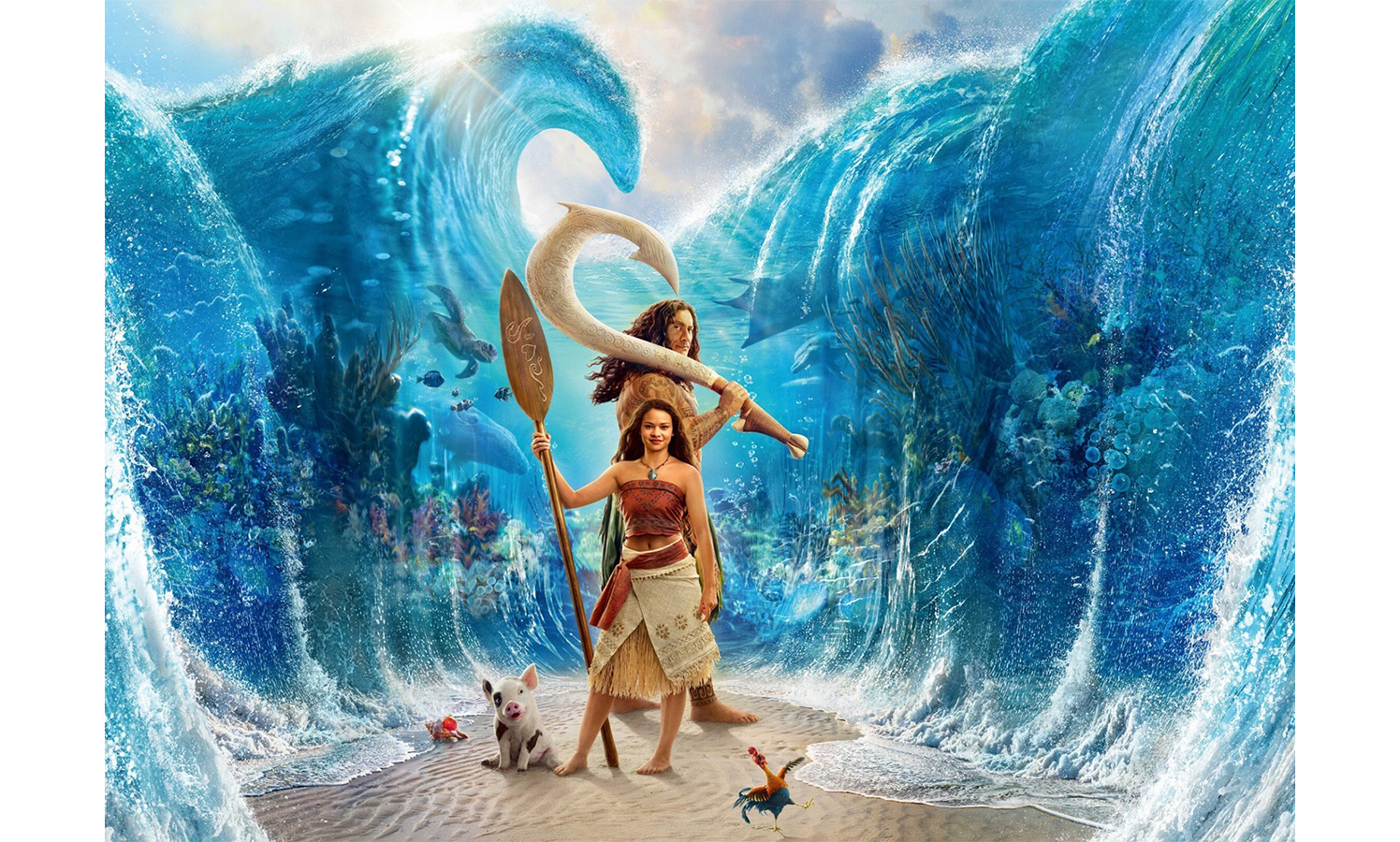 ディズニー最新作『モアナと伝説の海』本日公開！手に汗握るモアナVS